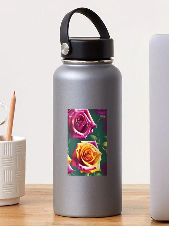 Thumbnail 1 of 3, Sticker, Two Roses designed and sold by AImageX.