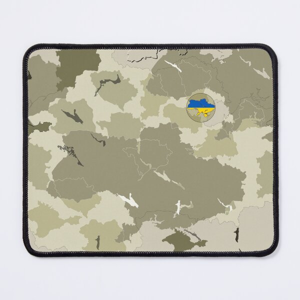 Item preview, Ukraine - Map Flag Camouflage (KUA) designed and sold by kernowerno.