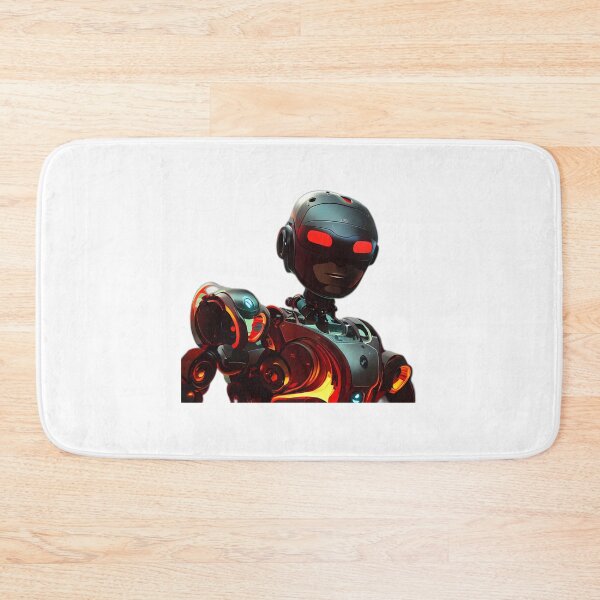 Item preview, Lava Neon Light Android Robot  (anime  comic style) designed and sold by Digital-Davinci.