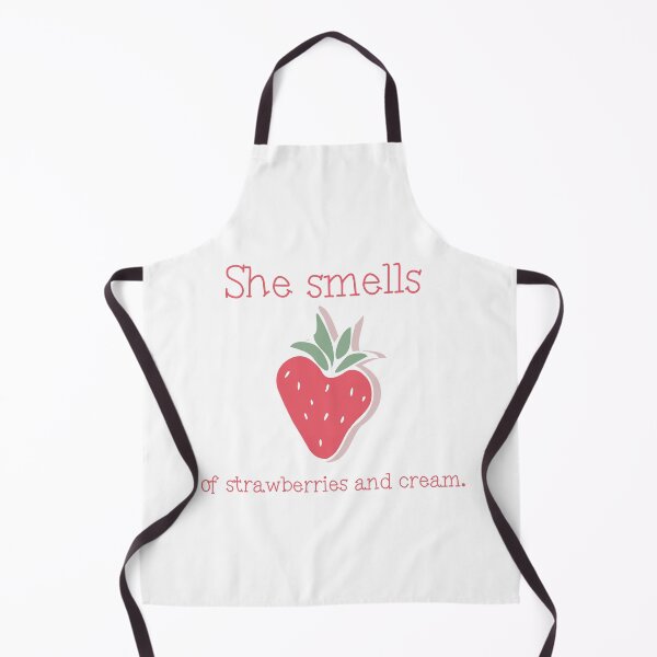 Item preview, She smells of strawberries and cream. Sweet desing with a strawberrie designed and sold by Amnise.