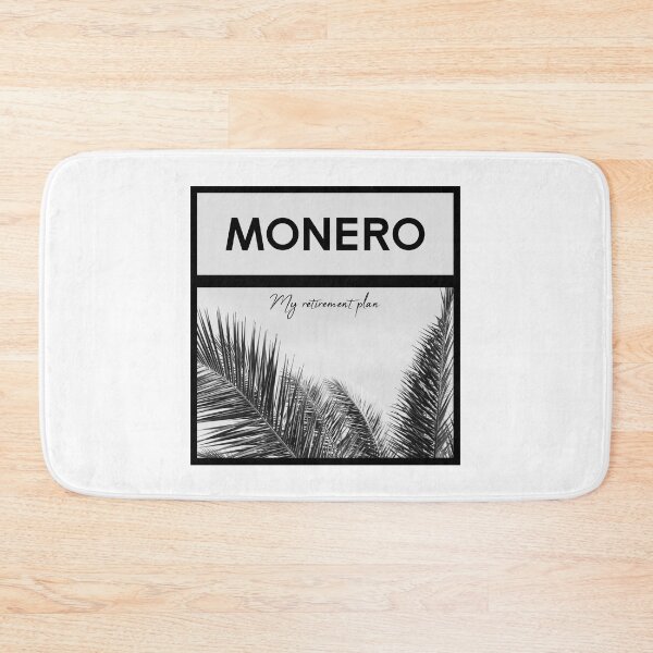 Item preview, Monero XMR Crypto Altcoin - My Retirement Plan Monochrome Design designed and sold by CryptoMoods.