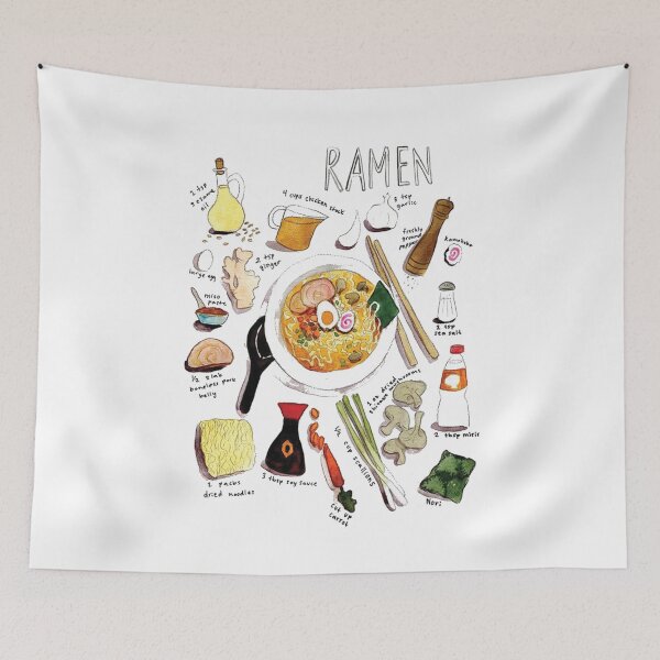 Item preview, The Great Ramen off Kanagawa designed and sold by RedoneDesignART ⭐⭐⭐⭐⭐.