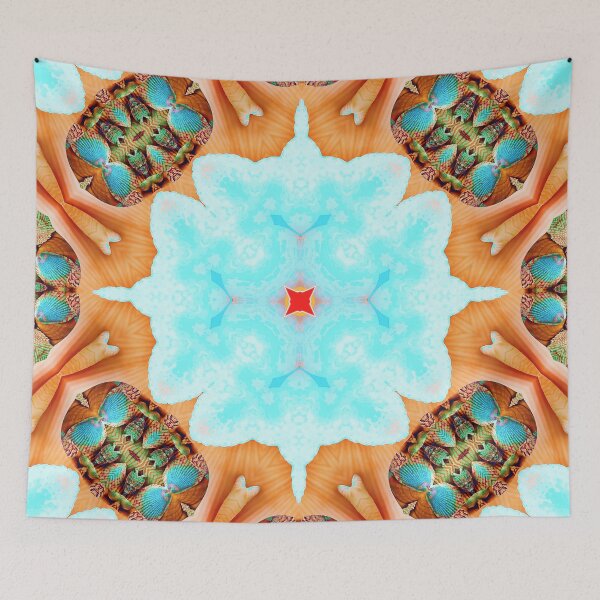 Item preview, HARMONIOUS COCKTAIL OF ARUBA SHELLFISH - UNFORGETTABLE ARUBA SOUVENIRS - ARUBA ISLAND PARADISE ABSTRACT GEOMETRIC PAINTING - ARUBA ABSTRACT FLAG INSPIRATION - ARUBA ONE HAPPY ISLAND. designed and sold by Ralek.