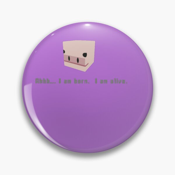 Item preview, Cubivore Survival Of The Fittest 'I am born' design designed and sold by SisterBecker.