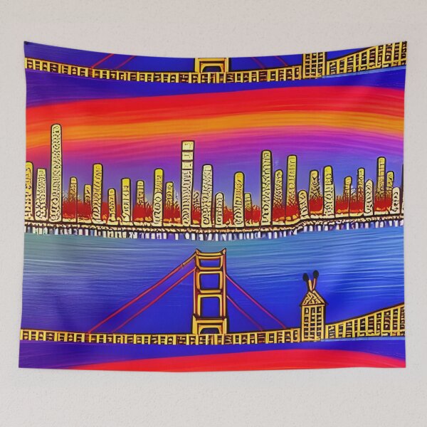 Item preview, Golden Gate in my dreams designed and sold by REALDesign-Shop.