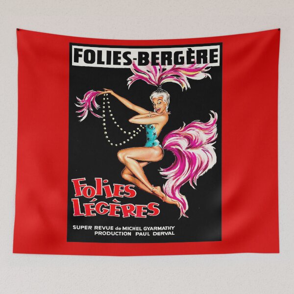 Item preview, FOLIES BERGERE : Vintage Dance Revue Print designed and sold by posterbobs.