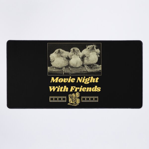Item preview, Movie Night With Friends - Chicks T-shirt Design  designed and sold by Ridiculam Toga.