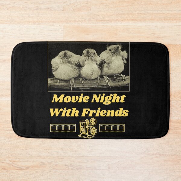 Item preview, Movie Night With Friends - Chicks T-shirt Design  designed and sold by Ridiculam Toga.