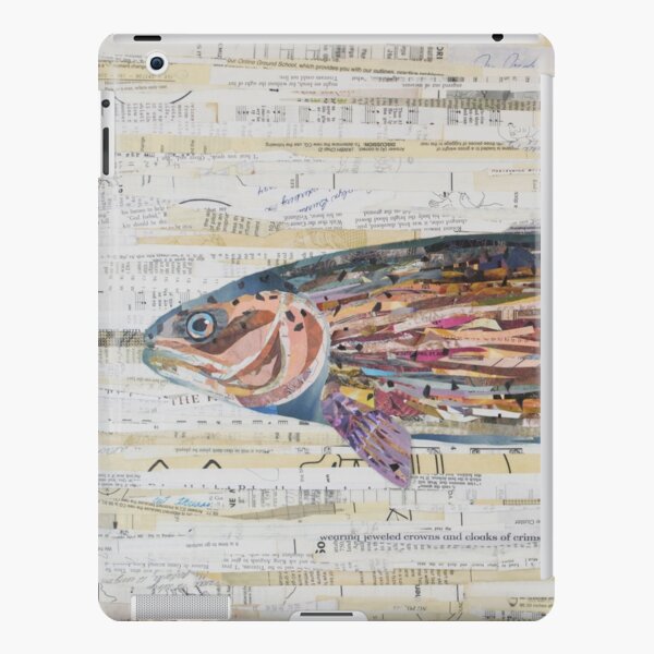 Rainbow Trout Collage by C.E. White iPad Snap Case