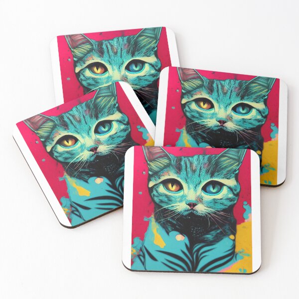Item preview, bicolor eye lucky cat designed and sold by keyd-studio.