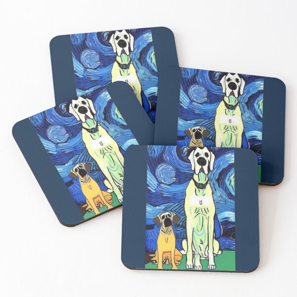 Item preview, Vincent van Dog (#36) Van Gogh dogs [Create a set!] designed and sold by SolidEarthArt.