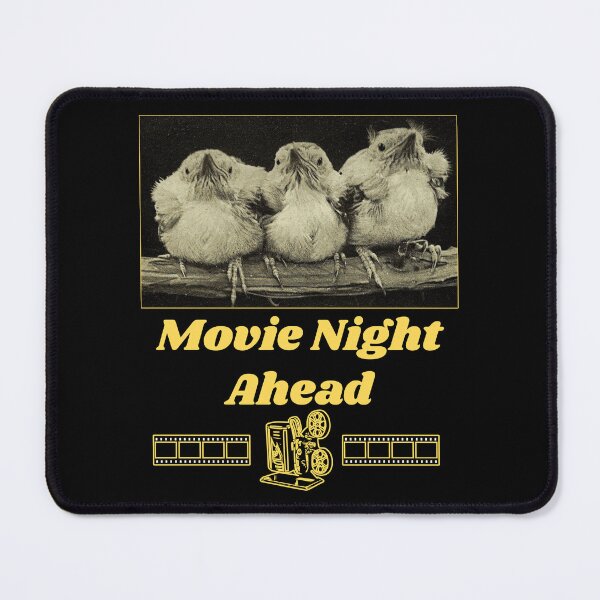 Item preview, Movie Night Ahead - Chicks T-shirt Design designed and sold by Ridiculam Toga.