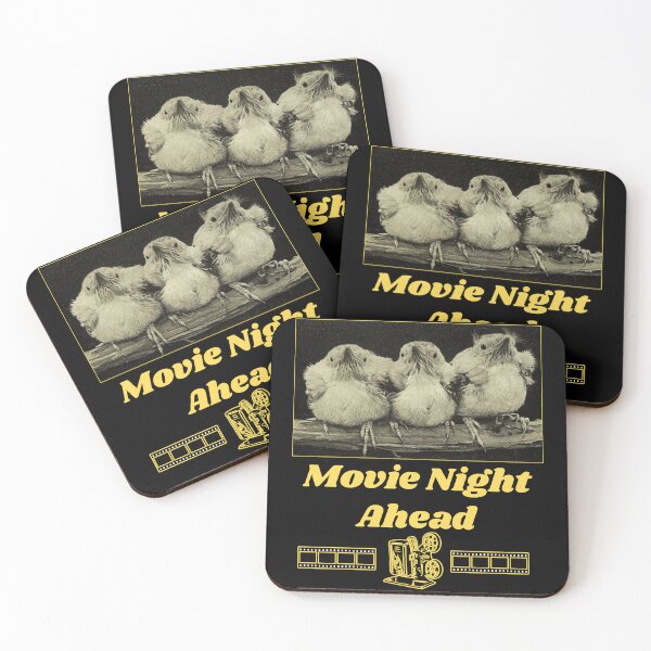 Item preview, Movie Night Ahead - Chicks T-shirt Design  designed and sold by Ridiculam Toga.