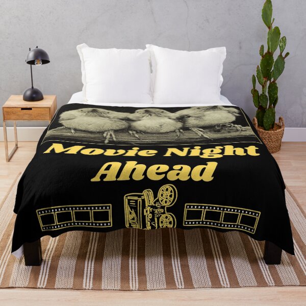Item preview, Movie Night Ahead - Chicks T-shirt Design designed and sold by Ridiculam Toga.