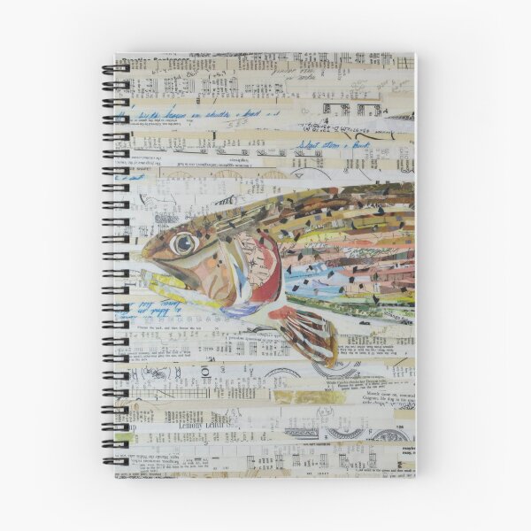 Item preview, Rainbow Trout Collage by C.E. White - Fly Fishing (v2) designed and sold by cewhiteart.