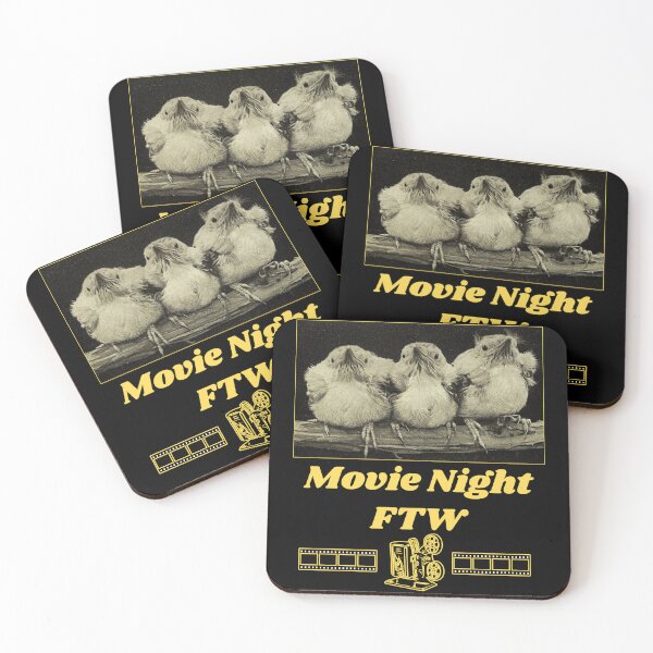 Item preview, Movie Night FTW - Chicks T-shirt Design  designed and sold by Ridiculam Toga.