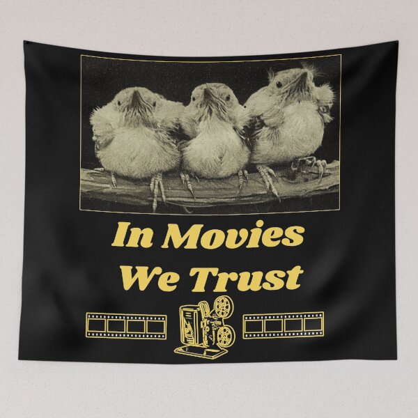 Item preview, In Movies we Trust - Chicks T-shirt Design  designed and sold by Ridiculam Toga.