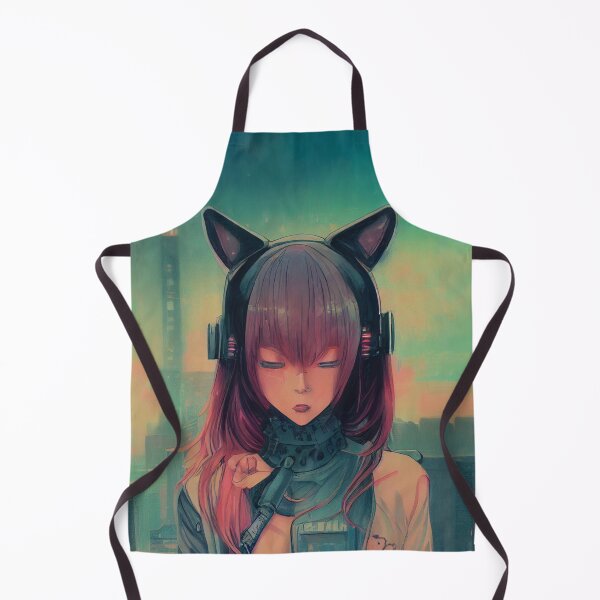 Item preview, Anime Futuristic Girl gifts for manga lovers designed and sold by Mobius Spot Collective.