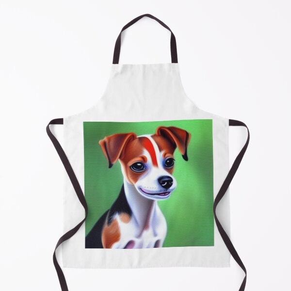 Item preview, Beautiful Jack Russel Oil Painting with flowers in background designed and sold by ManifestoDesign.