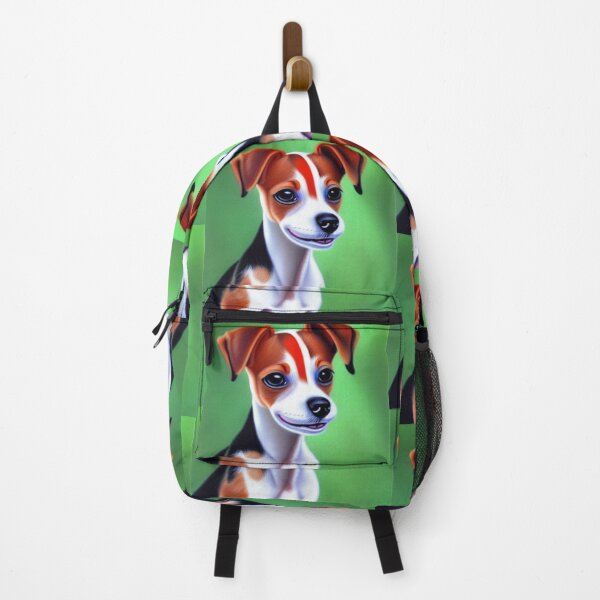 Item preview, Beautiful Jack Russel Oil Painting with flowers in background designed and sold by ManifestoDesign.
