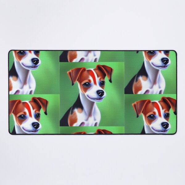 Item preview, Beautiful Jack Russel Oil Painting with flowers in background designed and sold by ManifestoDesign.