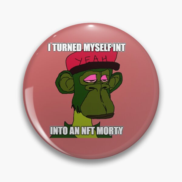 Item preview, i turned myself into an nft morty designed and sold by BernieGrant.