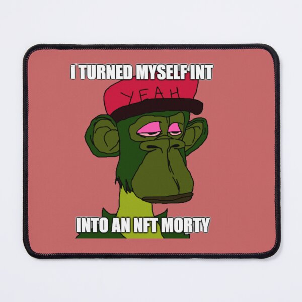 Item preview, i turned myself into an nft morty designed and sold by BernieGrant.