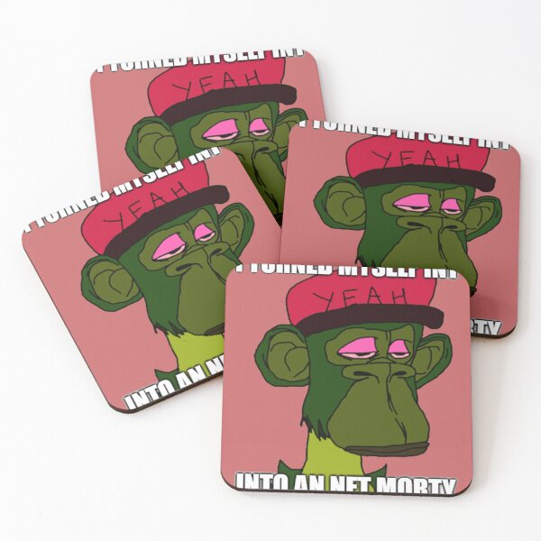 Item preview, i turned myself into an nft morty designed and sold by BernieGrant.