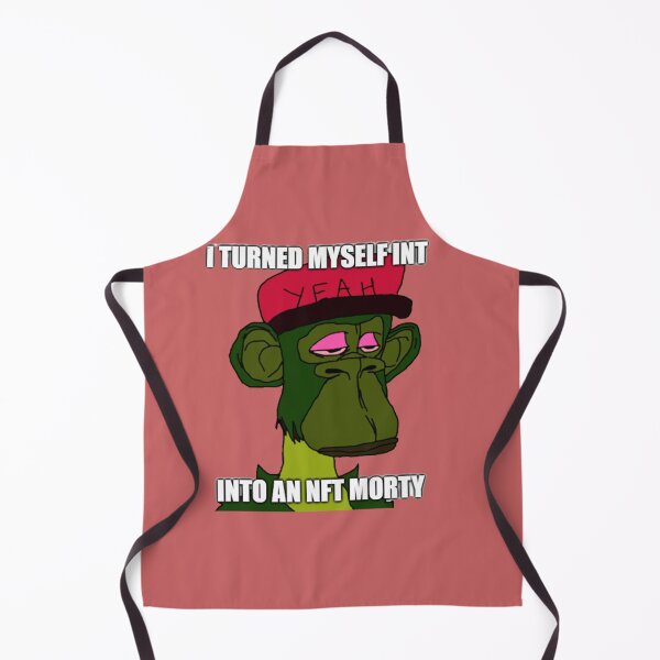 Item preview, i turned myself into an nft morty designed and sold by BernieGrant.