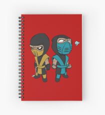 Scorpion & Sub-Zero Spiral Notebook