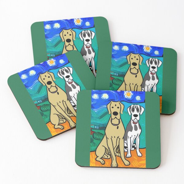 Item preview, Vincent van Dog (#35) Van Gogh dogs [Create a set!] designed and sold by SolidEarthArt.