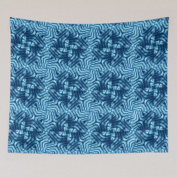 Item preview, Blue Pixels designed and sold by wumplekin.