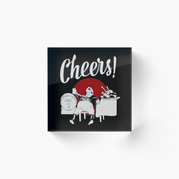 Aperçu de l'œuvre Acclamations!!! mec comique vintage de Thanksgiving ! blanc - bravo à vous ! créée et vendue par OptLuv.