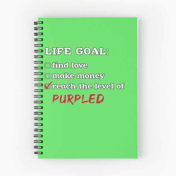 Item preview, Life goal - Purpled designed and sold by KylaBradtke.