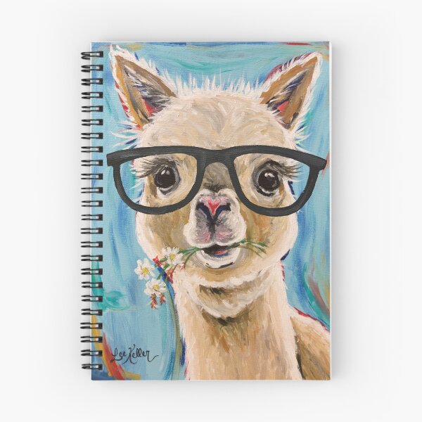 Item preview, Alpaca with Glasses designed and sold by leekellerart.