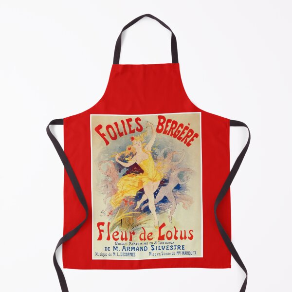 Item preview, FOLIES BERGERE : Vintage Fleur de Lotus Dance Revue Print designed and sold by posterbobs.