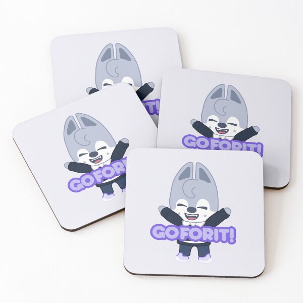 Item preview, STRAY KIDS (SKZOO) Wolf Chan Go For It! designed and sold by LilMissRandom17.