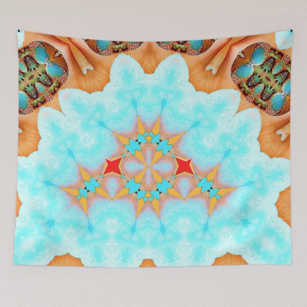 Item preview, HARMONIOUS COCKTAIL OF ARUBA SHELLFISH - UNFORGETTABLE ARUBA SOUVENIRS - ARUBA ISLAND PARADISE ABSTRACT GEOMETRIC PAINTING - ARUBA ABSTRACT FLAG INSPIRATION - ARUBA ONE HAPPY ISLAND. designed and sold by Ralek.