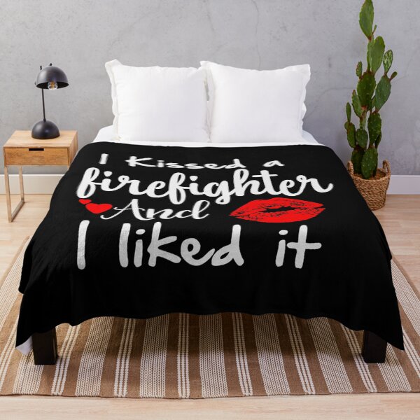 Item preview, I Kissed a Firefighter and I liked it Funny Fireman gift designed and sold by quietcongresspe.