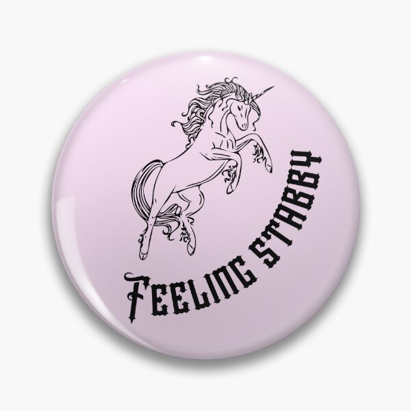 Item preview, Feeling Stabby Angry Unicorn designed and sold by VirtualFaries.