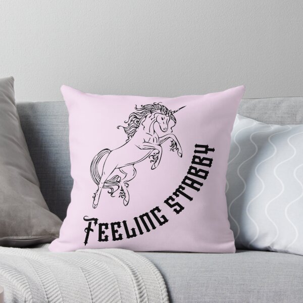Item preview, Feeling Stabby Angry Unicorn designed and sold by VirtualFaries.
