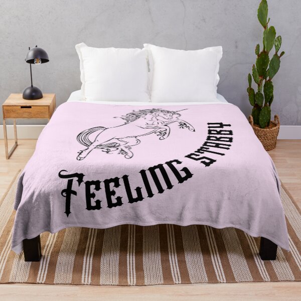Item preview, Feeling Stabby Angry Unicorn designed and sold by VirtualFaries.