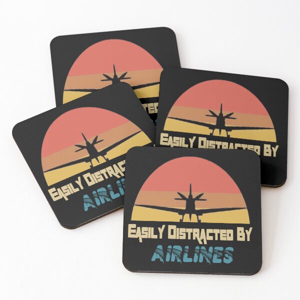 Item preview, EASILY DISTRACTED AIRLINES - AIRPLANS designed and sold by MiarCo.