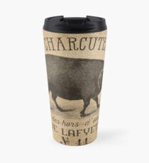 Taza de viaje Burlap French Pig Anuncio