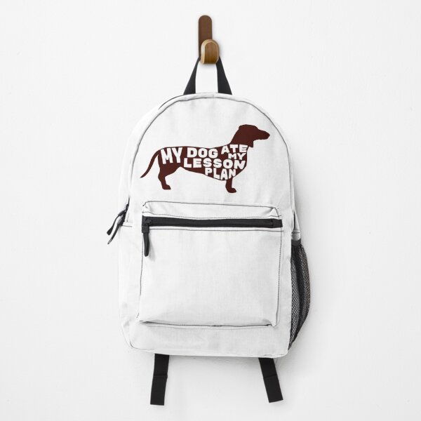 Item preview, My Dog Ate My Lesson Plan - Naughty Doxie designed and sold by chillaxcats.