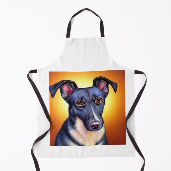 Item preview, Beautiful Dog Oil Painting with flowers in background designed and sold by ManifestoDesign.