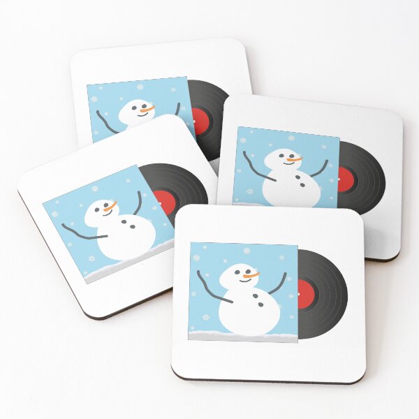 Item preview, Cute Christmas Snowman Lp | Retro Vinyl | Xmas Music designed and sold by Fluffy-Vectors.