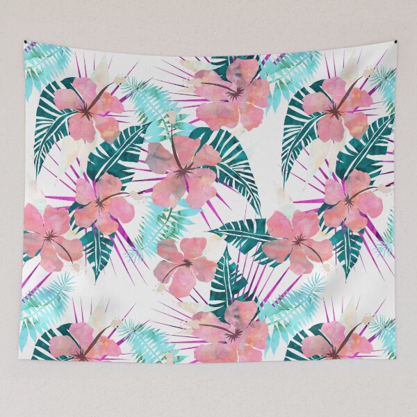 Item preview, Lani Kai Tropical pink & white designed and sold by schatzibrown.