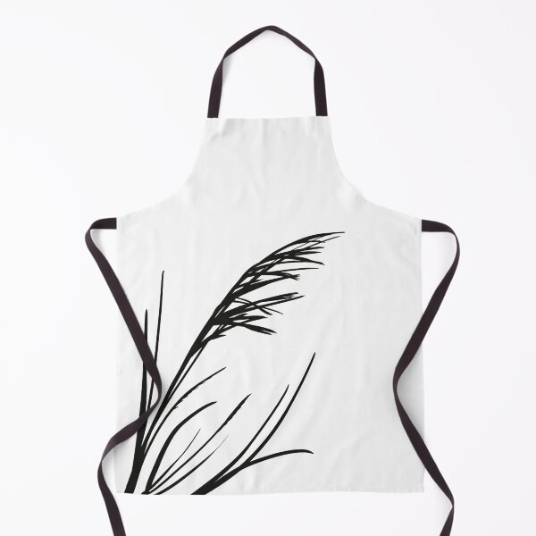 Item preview, dried grass flower silhouette - black designed and sold by Krista Robertson.