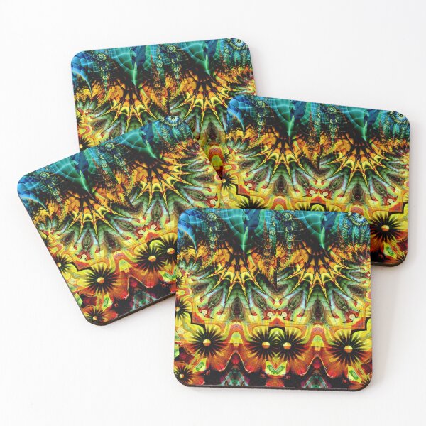 Item preview, Colourful Psychedelic Symmetrical Abstract  designed and sold by pinkal.